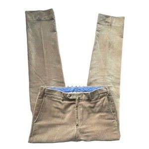 NWOT Valentini Cinquanta Modern Corduroy Pants Italy Brown 32x35.5 Men